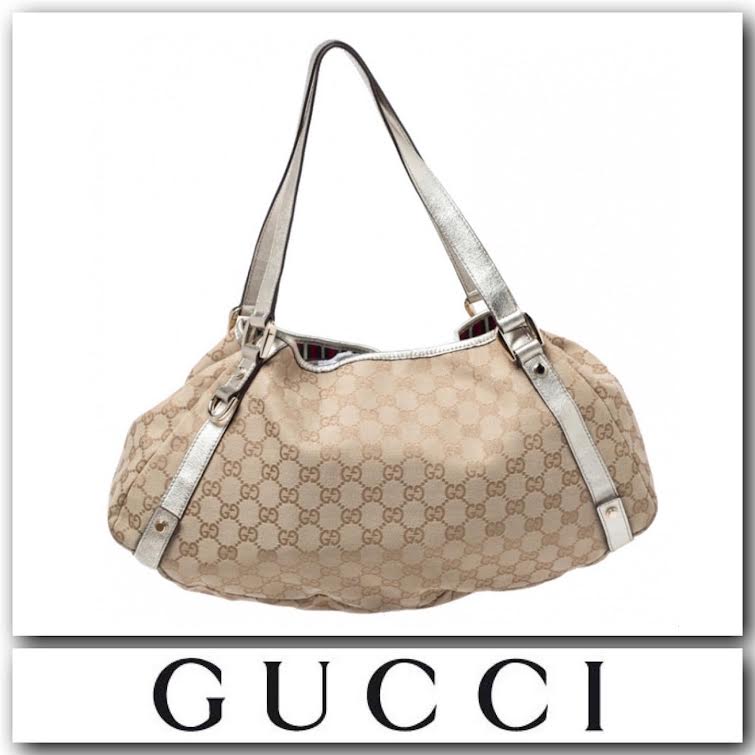 Gucci | Bags | Gucci Brown Beige Gg Canvas Hobo Purse | Poshmark