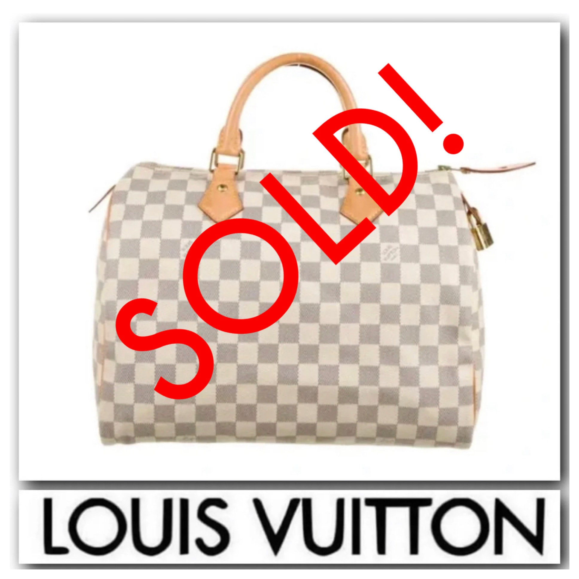 Louis Vuitton Damier Azur Speedy 30